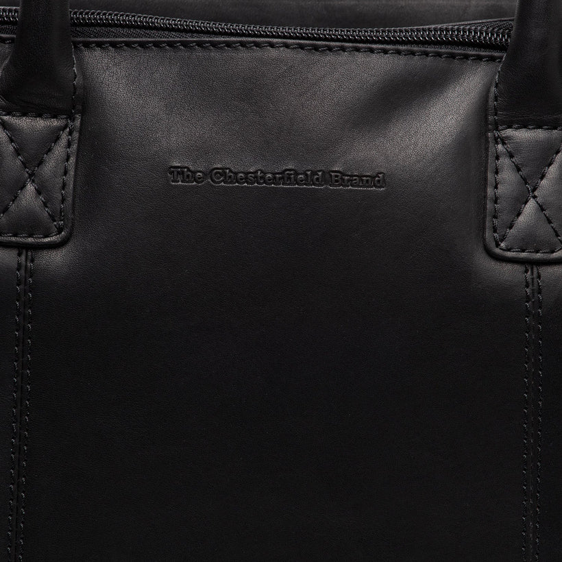 Layton Full-Grain Leather Handbag til Kvinder