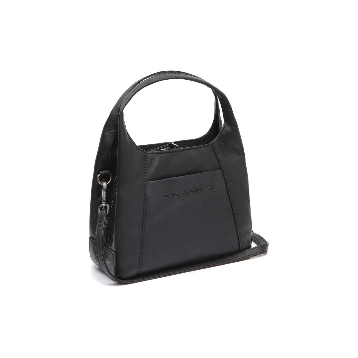 Lunera Full-Grain Leather Handbag til Kvinder in Classic 100% Full-Grain Leather - Front Profile View &amp; Tailored Silhouette | Buy Online