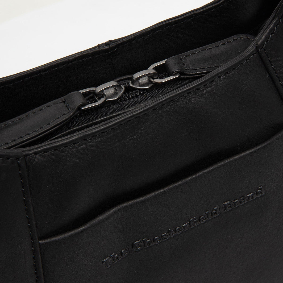 Classic 100% Full-Grain leather Goods - Back View Showing Tailored Shoulder Fit &amp; Clean Hemline