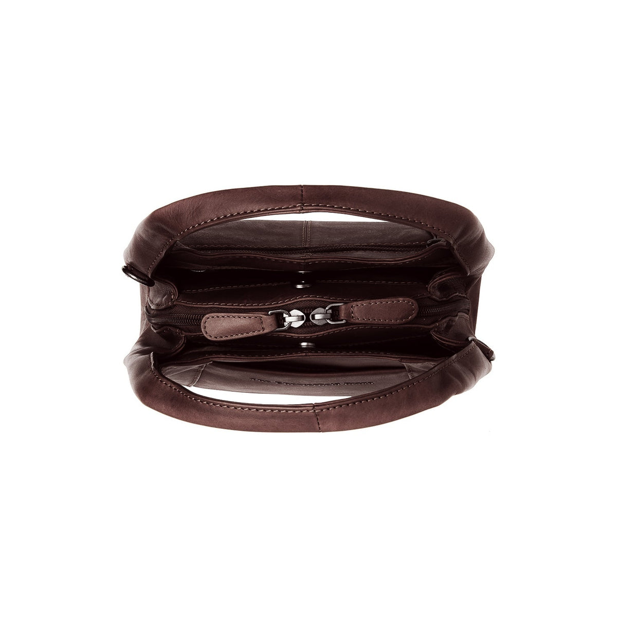 Styled Fit Perspective of Lunera Full-Grain Leather Handbag til Kvinder on Model - Natural Daylight Drape