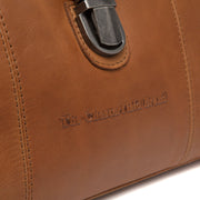 
Cognac Leather Handbag Rachael, detail view 4