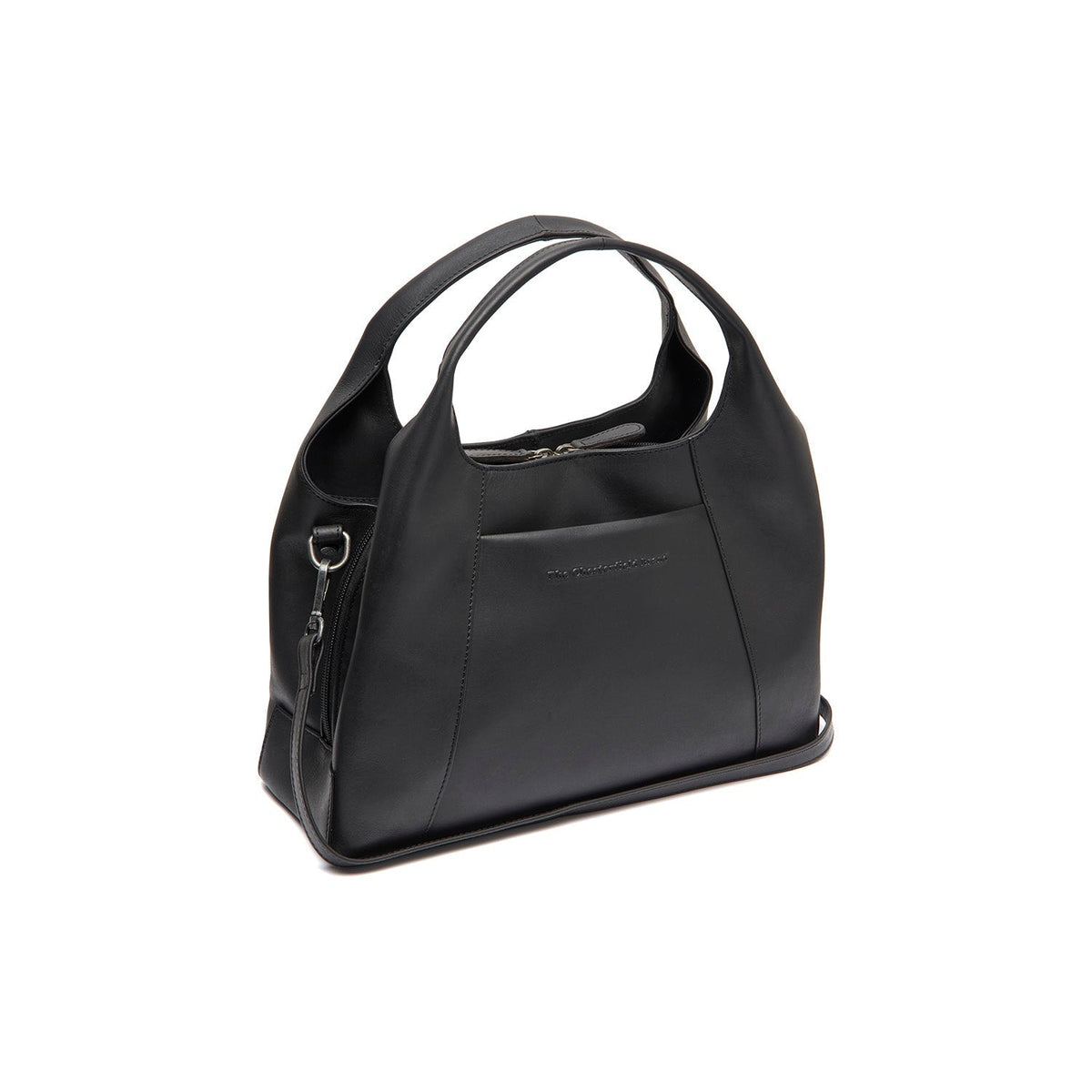 Salina Full-Grain Leather Handbag til Kvinder in Classic 100% Full-Grain Leather - Front Profile View &amp; Tailored Silhouette | Buy Online