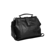 Shaun Full-Grain Leather Handbag til Kvinder in Classic 100% Full-Grain Leather - Front Profile View &amp; Tailored Silhouette | Buy Online