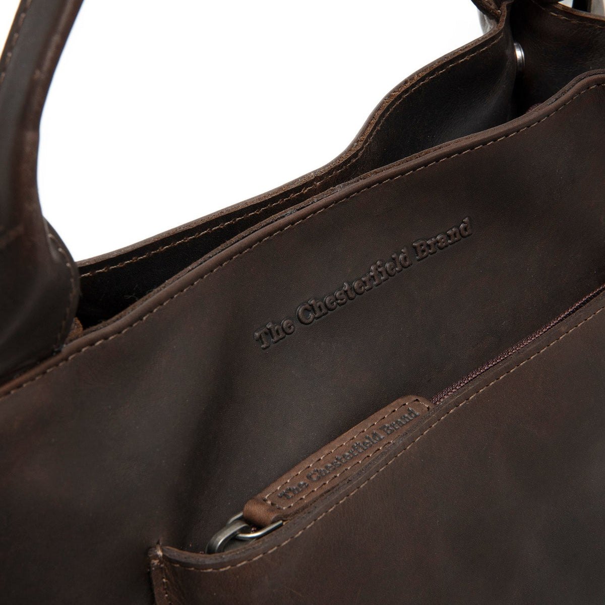 Tenara Full-Grain Leather Handbag til Kvinder – alternate product view 2