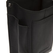 
Solid Antique Brass Hardware & Heavy-Duty Dual Zipper Detail on Taiwan Kernelæder Waiter Læderpung Holster