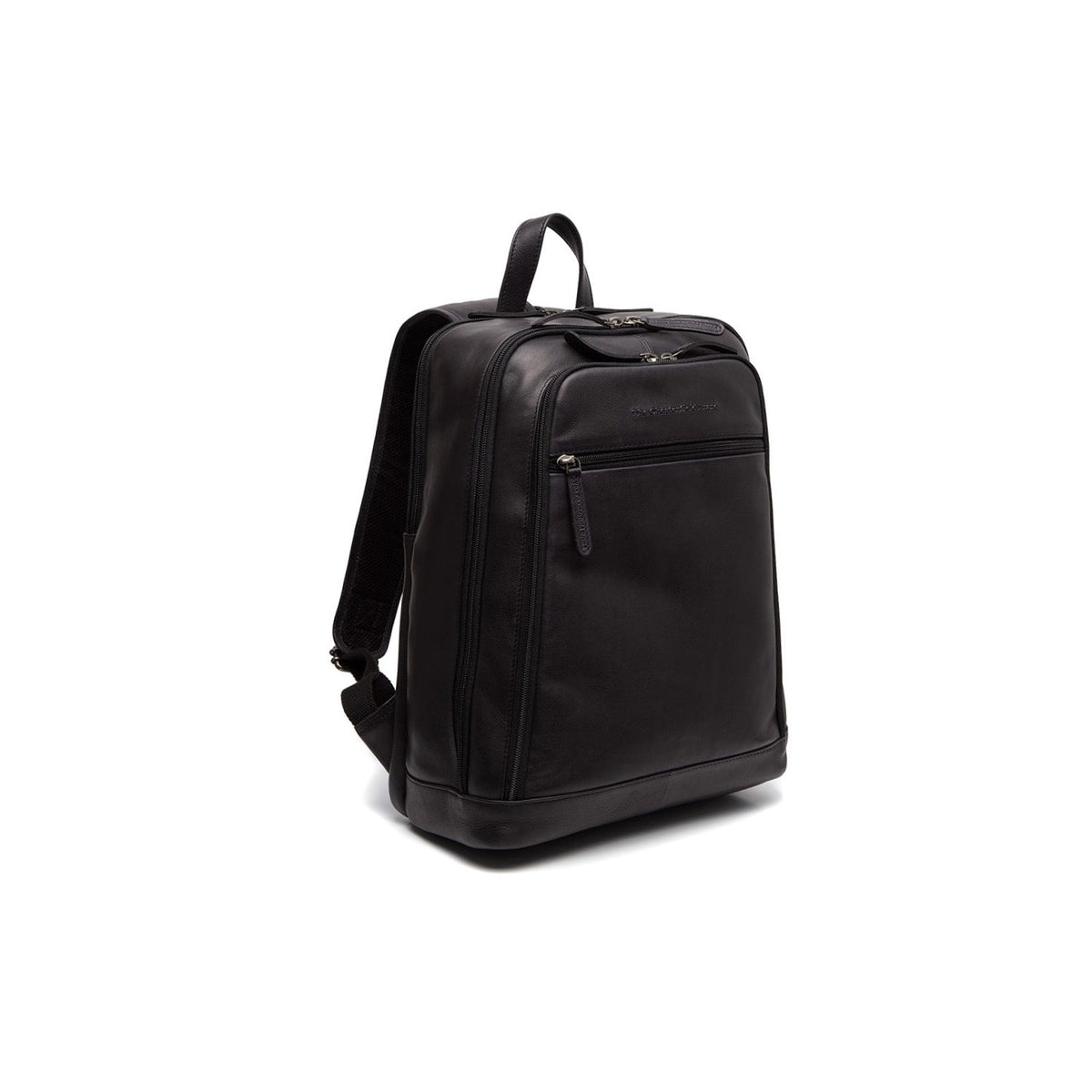 Detroit Full-Grain Leather Laptop Backpack i klassisk 100% kernelæder - Full Exterior Forfra med skræddersyet silhuet | Køb online