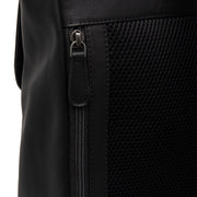 Solid Antique Brass Hardware &amp; Heavy-Duty Dual Zipper Detail on Farrow Full-Grain Leather Laptop Backpack til Kvinder
