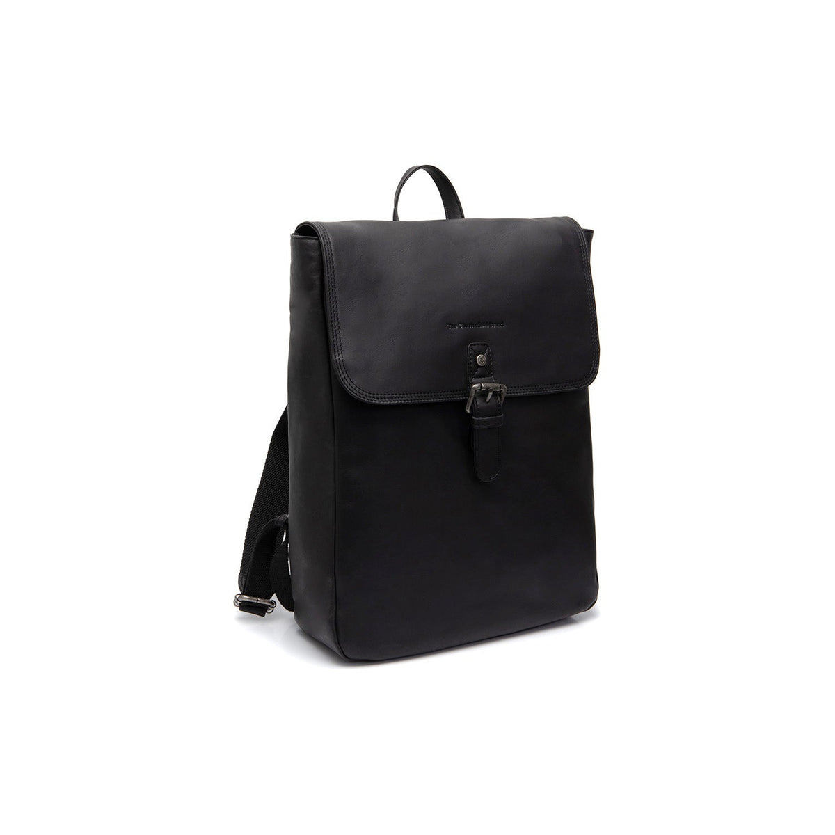 Farrow Full-Grain Leather Laptop Backpack til Kvinder in Classic 100% Full-Grain Leather - Full Exterior Front Profile View | Buy Online