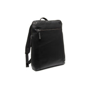 Filmore Full-Grain Leather Laptop Backpack til Kvinder in Classic 100% Full-Grain Leather - Full Exterior Front Profile View | Buy Online