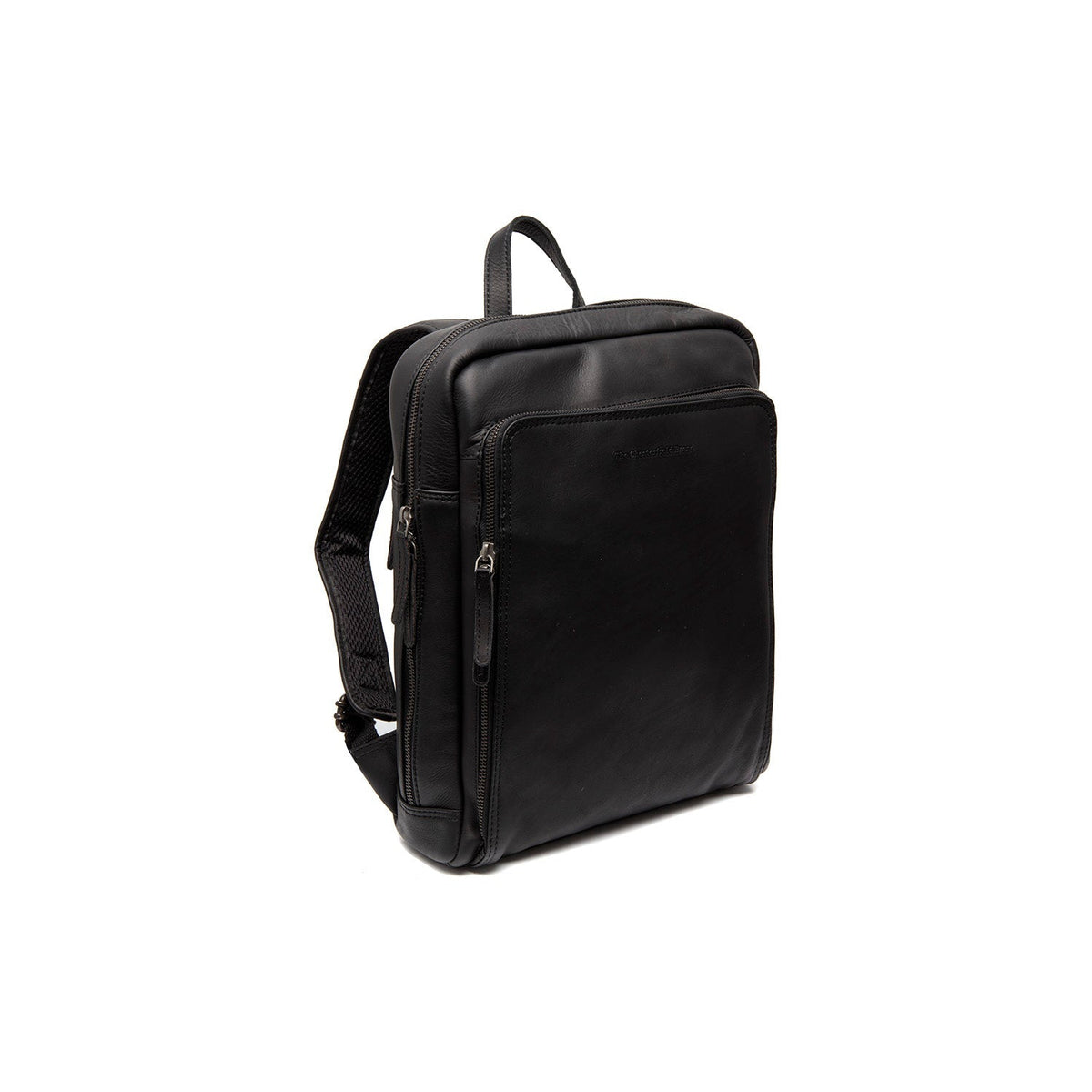 Jasper Full-Grain Leather Laptop Backpack til Kvinder in Classic 100% Full-Grain Leather - Full Exterior Front Profile View | Buy Online