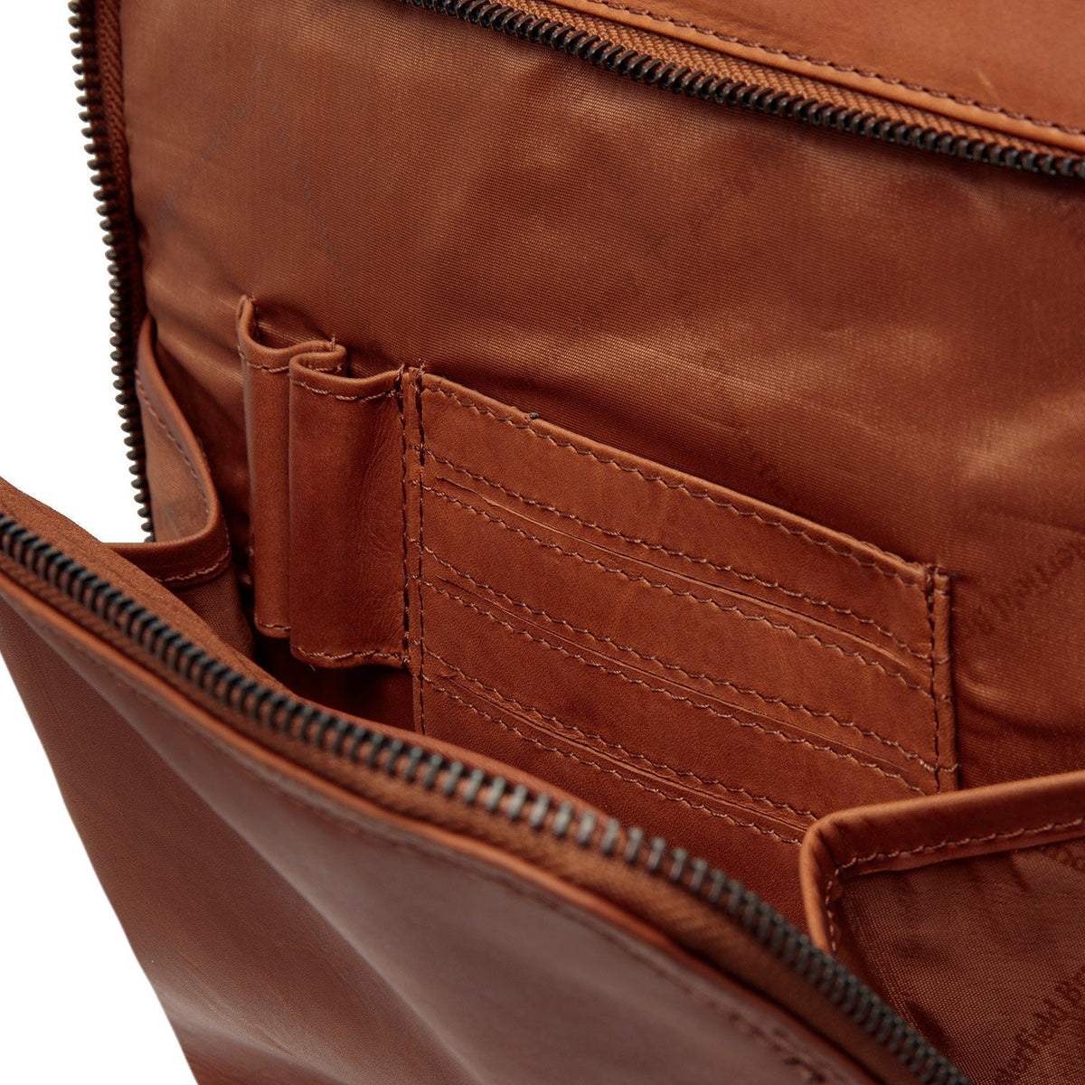 Jasper Full-Grain Leather Laptop Backpack til Kvinder – alternate product view 3