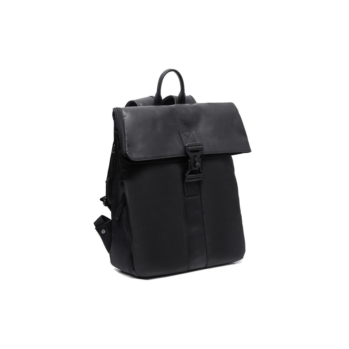 Trondheim Full-Grain Leather Laptop Backpack til Kvinder in Classic 100% Full-Grain Leather - Full Exterior Front Profile View | Buy Online