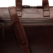 Levanto Full-Grain Leather Laptop Bag til Kvinder – alternate product view 3