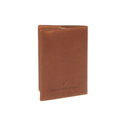 Cognac Leather Passport Case til Kvinder, detail view 1