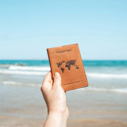 Leather Passport Case til Kvinder – alternate product view 2