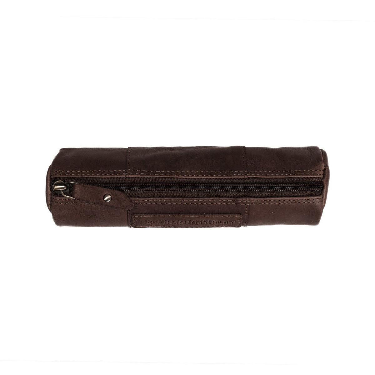 Brown Leather Pencil Case Lea til Kvinder, detail view 1