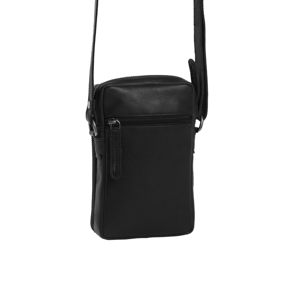 Authentic 100% Full-Grain Leather Grain Texture & Heavy-Duty Seam Stitching Detail