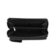 Malaga Full-Grain Leather Phone Bag til Kvinder - Lateral Side Profile View Showing Sleeve Cut &amp; Athletic Taper Fit