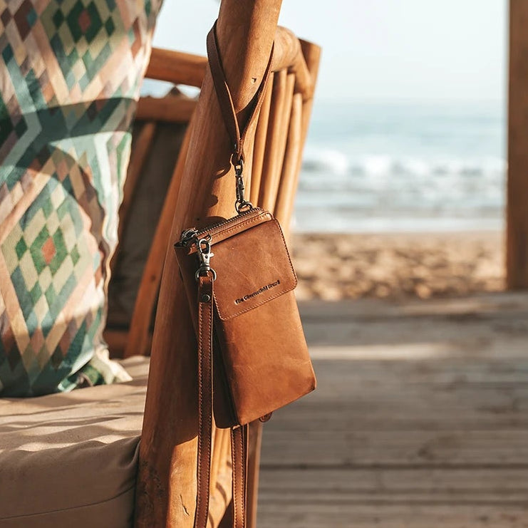 Malaga Full-Grain Leather Phone Bag til Kvinder – alternate product view 3
