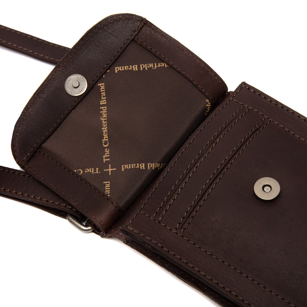 Nebra Full-Grain Leather Phone Bag til Kvinder – alternate product view 3