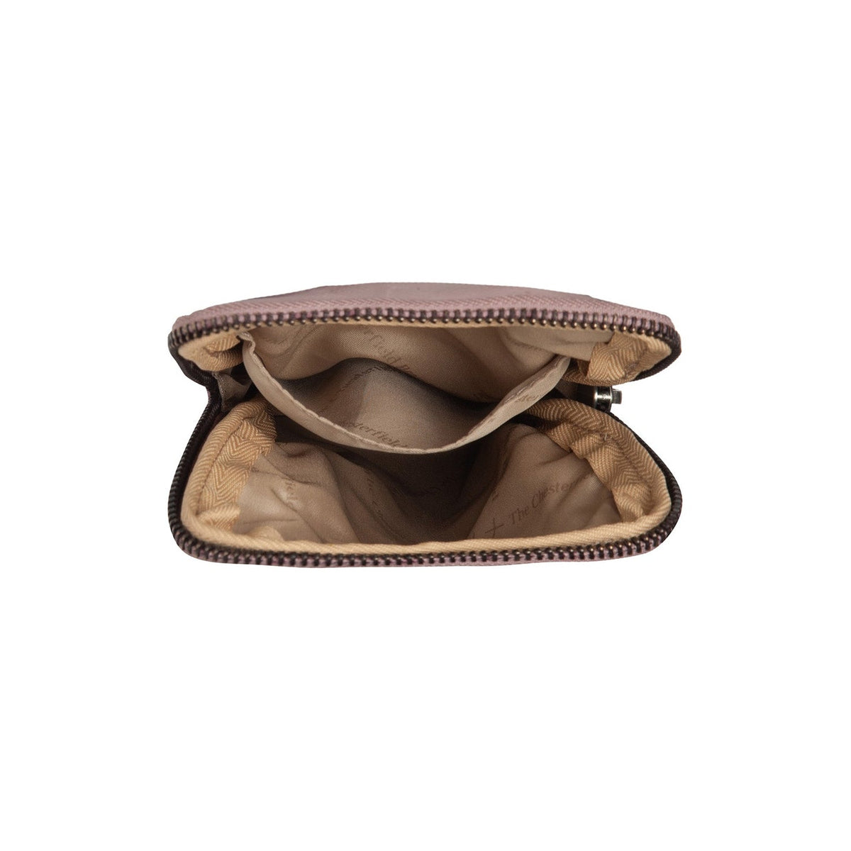 Salta Full-Grain Leather Phone Bag - Sideprofil med ergonomisk ærmesnit