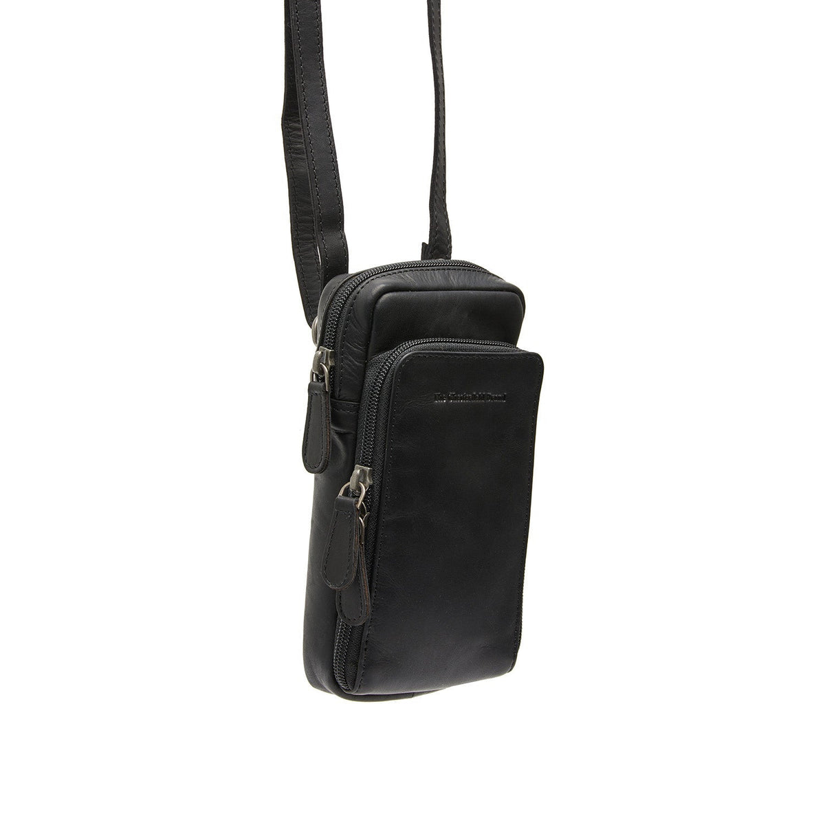 Valdes Full-Grain Leather Phone Bag til Kvinder in Classic 100% Full-Grain Leather - Front Profile View &amp; Tailored Silhouette | Buy Online