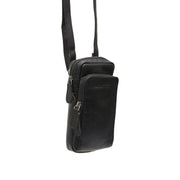 Valdes Full-Grain Leather Phone Bag til Kvinder in Classic 100% Full-Grain Leather - Front Profile View &amp; Tailored Silhouette | Buy Online