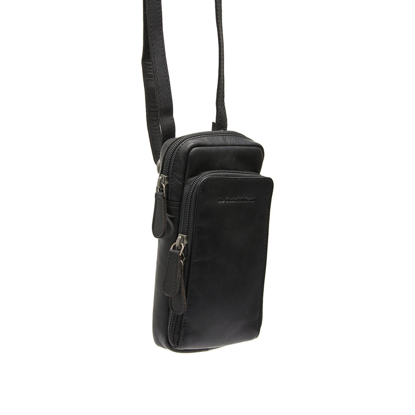 Valdes Full-Grain Leather Phone Bag til Kvinder