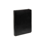 Leather Portfolio Moreton til Kvinder in Classic 100% Full-Grain Leather - Front Profile View &amp; Tailored Silhouette | Buy Online
