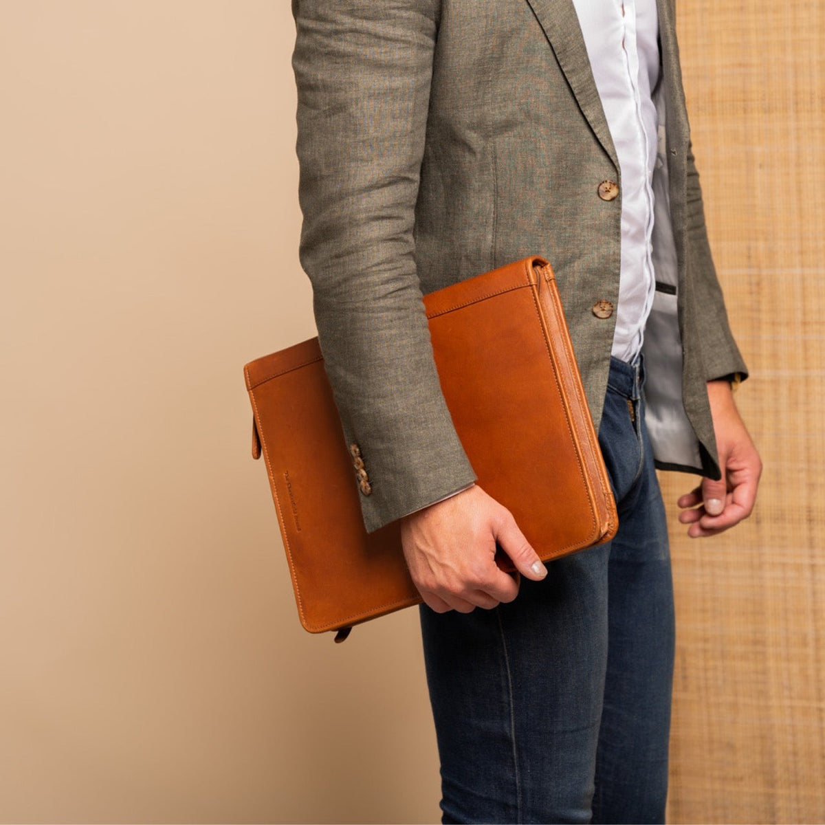 Leather Portfolio Moreton til Kvinder – alternate product view 2