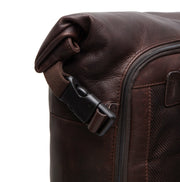 Liverpool Full-Grain Leather Roll-top Backpack til Kvinder – alternate product view 3