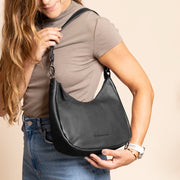 
Classic 100% Full-Grain leather Bag - Bagfra med forstærkede læderremme og syninger