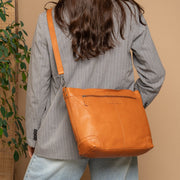 Astero Full-Grain Leather Shoulder Bag til Kvinder – alternate product view 2