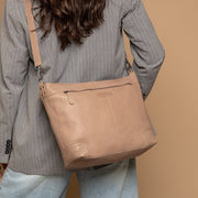 Astero Full-Grain Leather Shoulder Bag til Kvinder – alternate product view 2