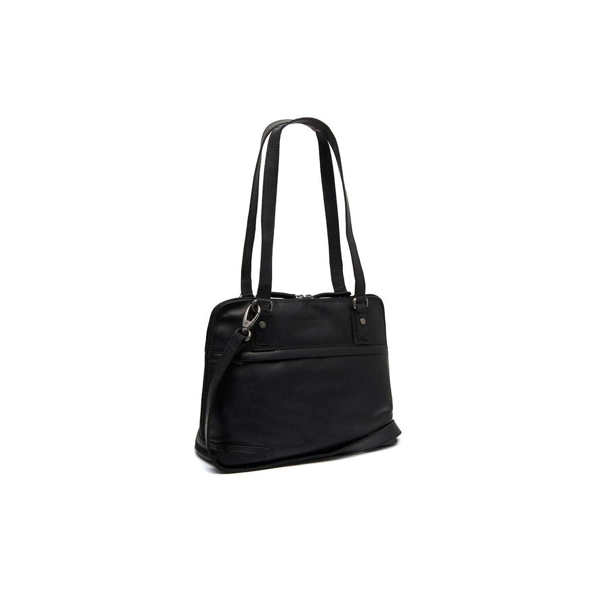 Belgrado Full-Grain Leather Shoulder Bag til Kvinder in Classic 100% Full-Grain Leather - Full Exterior Front Profile View | Buy Online