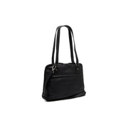 Belgrado Full-Grain Leather Shoulder Bag til Kvinder in Classic 100% Full-Grain Leather - Full Exterior Front Profile View | Buy Online