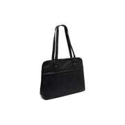 Branson Full-Grain Leather Shoulder Bag til Kvinder in Classic 100% Full-Grain Leather - Full Exterior Front Profile View | Buy Online