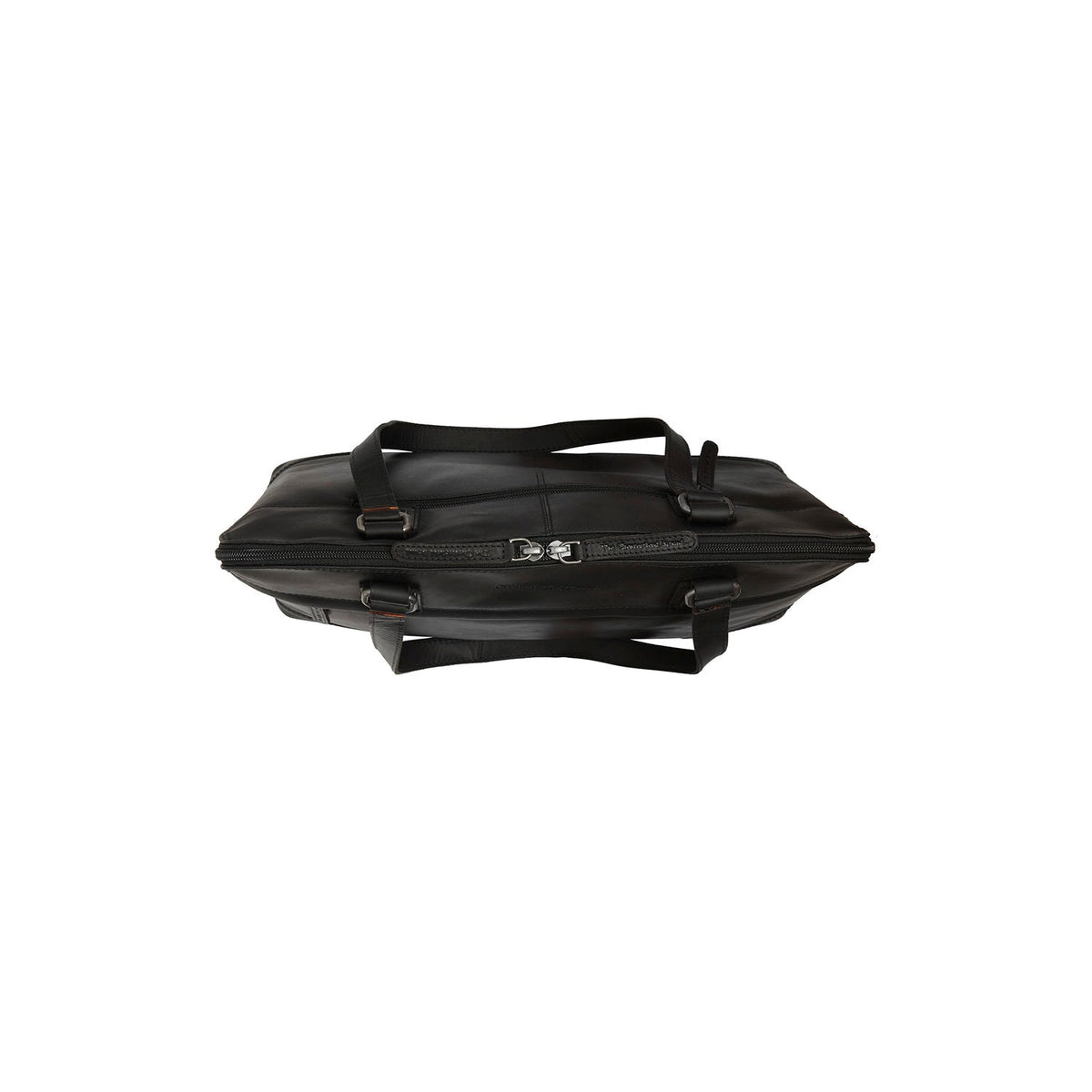Branson Full-Grain Leather Shoulder Bag til Kvinder - Structured Side Profile Showing Gusset Depth &amp; Expansion Capacity