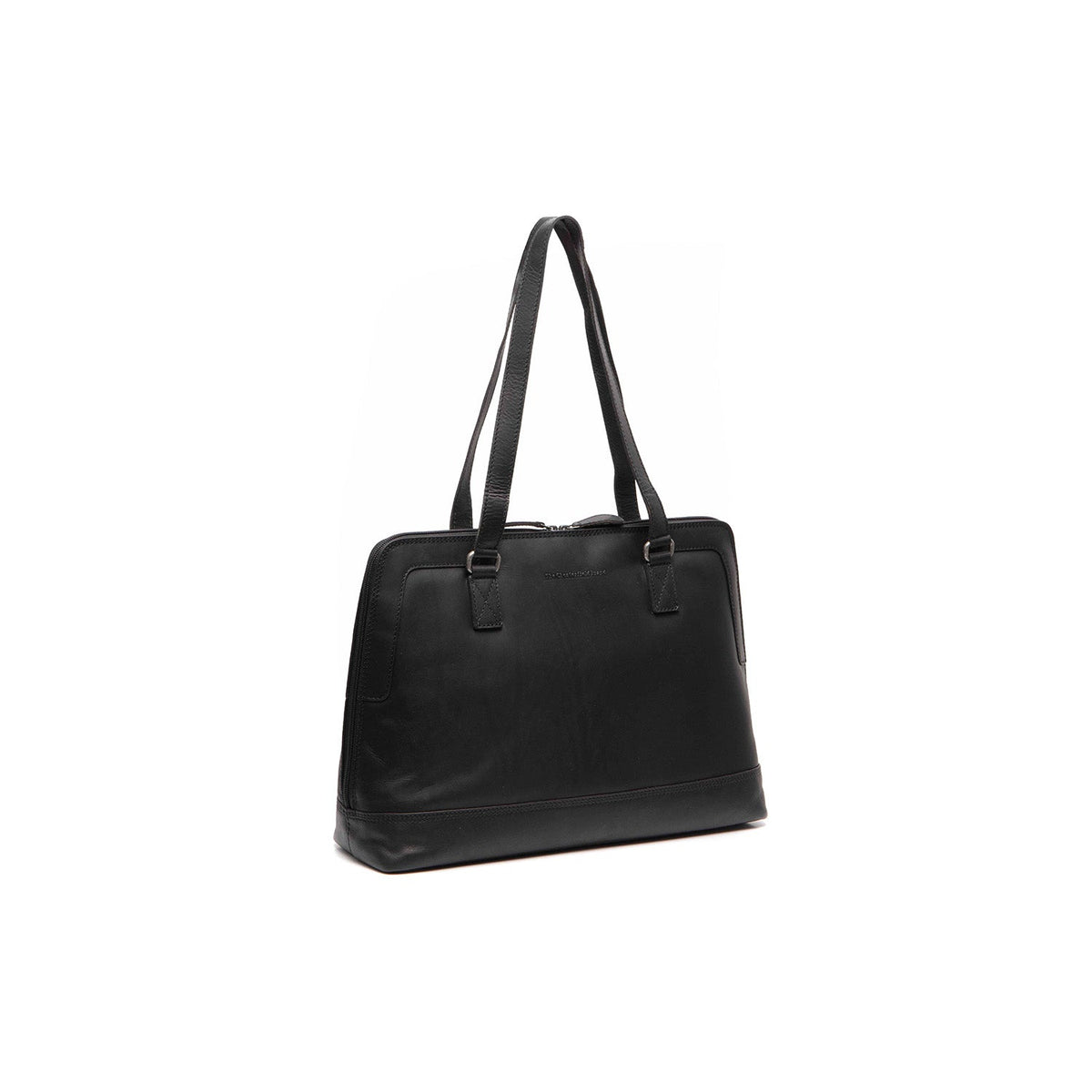 Elvar Full-Grain Leather Shoulder Bag til Kvinder in Classic 100% Full-Grain Leather - Full Exterior Front Profile View | Buy Online