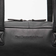 
Classic 100% Full-Grain leather Bag - Bagfra med forstærkede læderremme og syninger