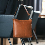 Jen Full-Grain Leather Shoulder Bag til Kvinder – alternate product view 2
