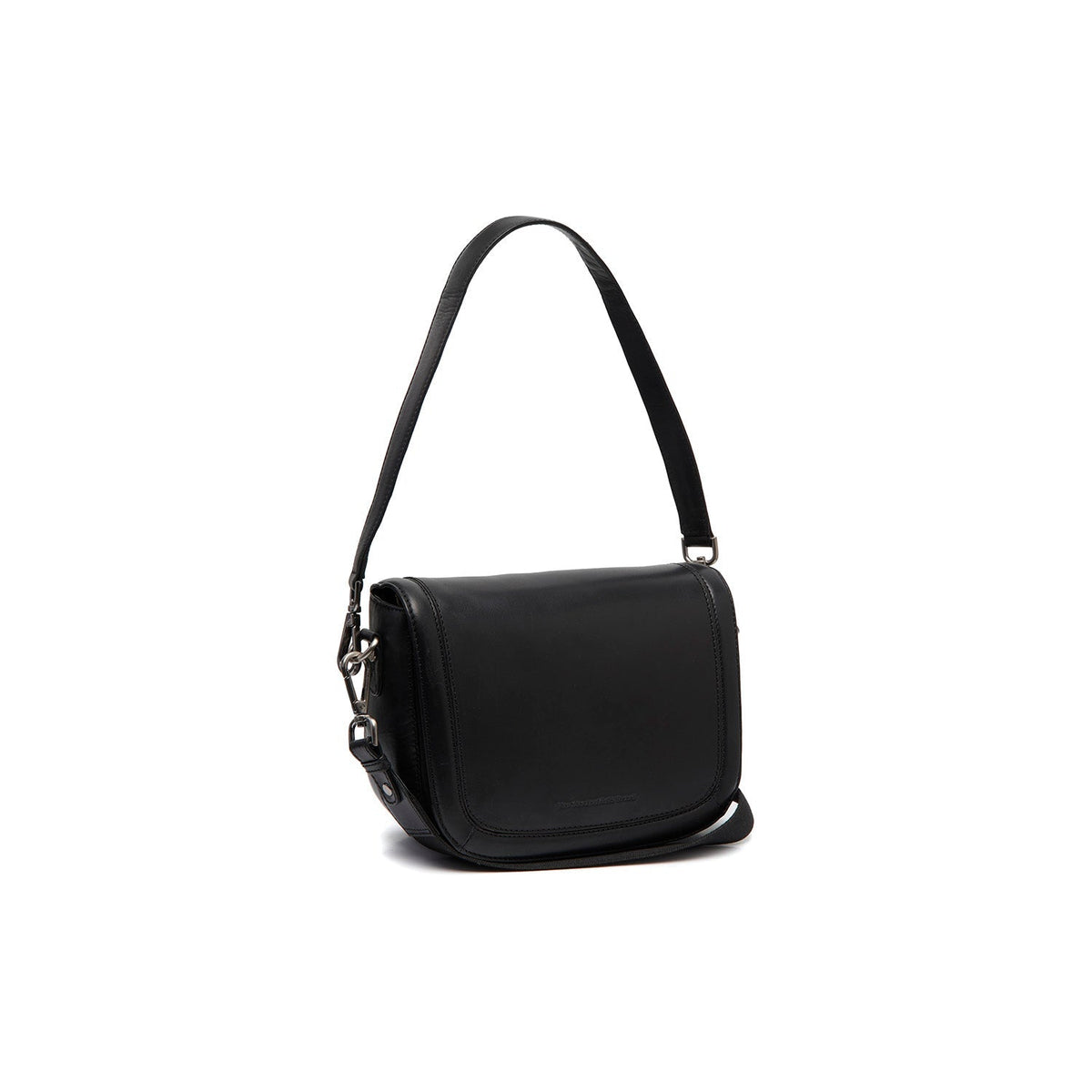 Lizzola Full-Grain Leather Shoulder Bag til Kvinder in Classic 100% Full-Grain Leather - Full Exterior Front Profile View | Buy Online