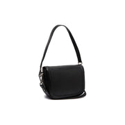 Lizzola Full-Grain Leather Shoulder Bag til Kvinder in Classic 100% Full-Grain Leather - Full Exterior Front Profile View | Buy Online