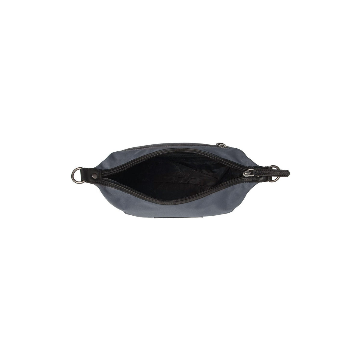 Solid Antique Brass Hardware &amp; Heavy-Duty Dual Zipper Detail on Lovund Full-Grain Leather Shoulder Bag til Kvinder