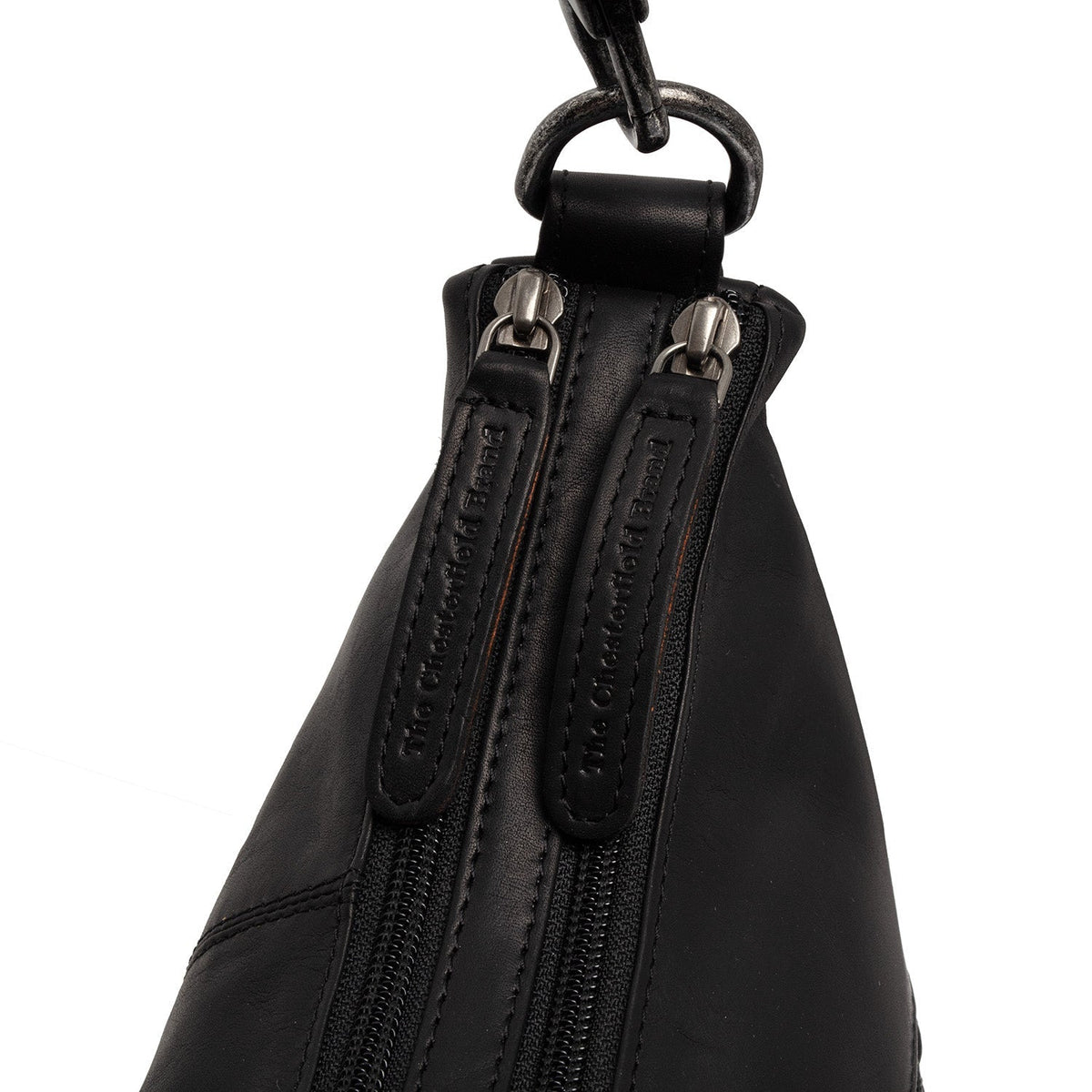 Classic 100% Full-Grain leather Bag - Rear Perspective Showing Reinforced Leather Straps &amp; Stitching