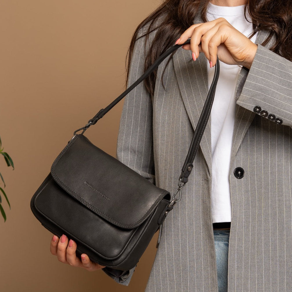 
Miloa Skuldertaske i læder – alternate product view 2