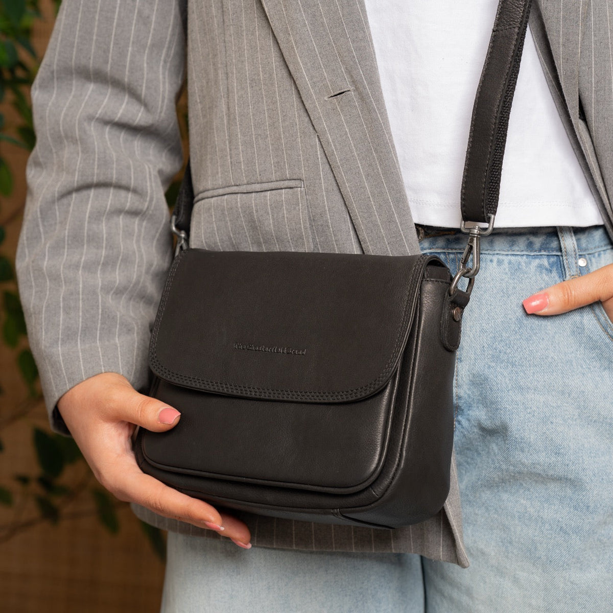 
Miloa Skuldertaske i læder – alternate product view 3