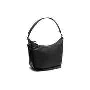 Moneva Full-Grain Leather Shoulder Bag til Kvinder in Classic 100% Full-Grain Leather - Full Exterior Front Profile View | Buy Online