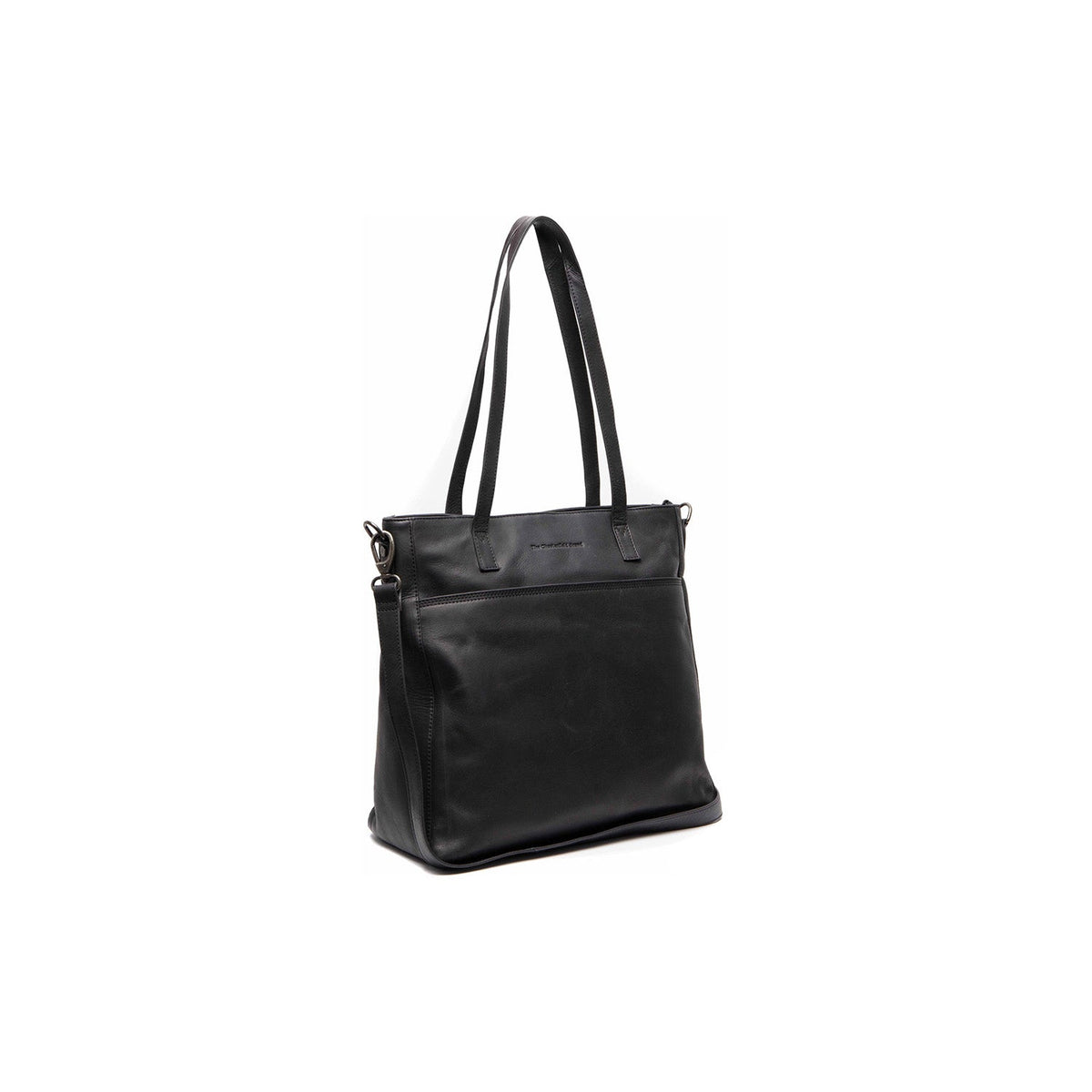 Mosel Full-Grain Leather Shoulder Bag til Kvinder in Classic 100% Full-Grain Leather - Full Exterior Front Profile View | Buy Online