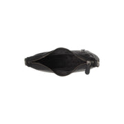 Solid Antique Brass Hardware &amp; Heavy-Duty Dual Zipper Detail on Nancy Full-Grain Leather Shoulder Bag til Kvinder